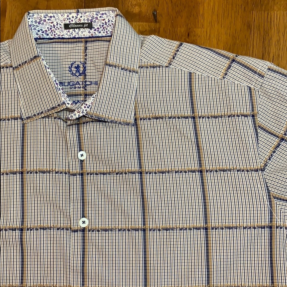 Bugatchi Uomo XL Men’s Button Down Long Sleeve EUC